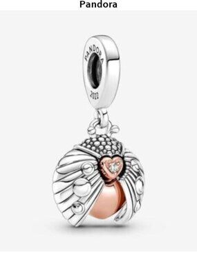 Pandora Club 2022 Ladybird & Heart Dangle Charm
